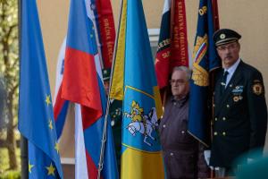 Odkritje spominske plošče na domačiji Zorman Milana 4